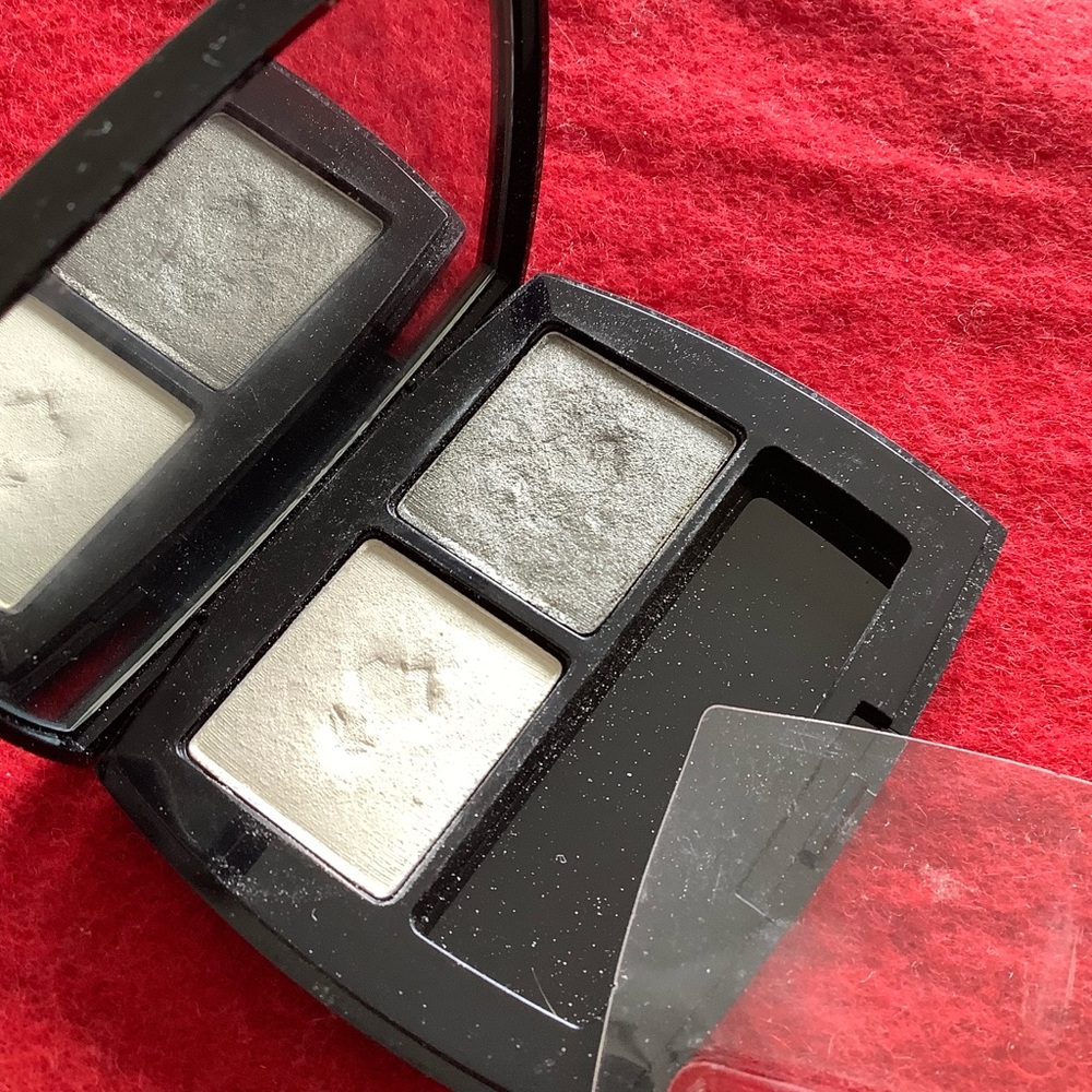 EUC Lancome OMBRE ABSOLU eyeshadow duo, Platinum Vert
